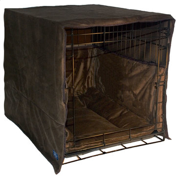Plush Double Door Dog Crate Bedding | Crate Bed, Covers & Bumpers